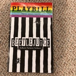 RARE BEETLEJUICE BROADWAY PRIDE PLAYBILL